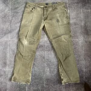 Men's Kuhl Rydr Vintage Patina Dye Khaki Brown Hiking Climbing Pants Sz 38 X 30